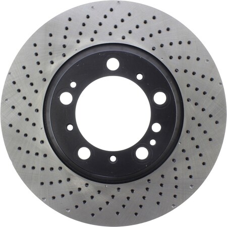 Centric Parts Premium Oe Drilled Brake Rotor, 128.37086 128.37086